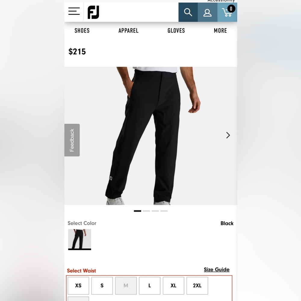 FootJoy Golf HydroTour Rain Pants